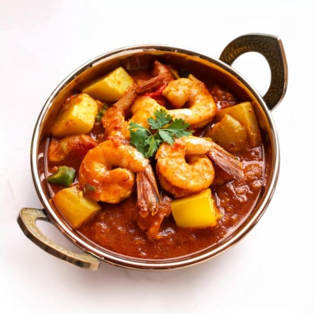 Shrimp Vindaloo Lunch Special.