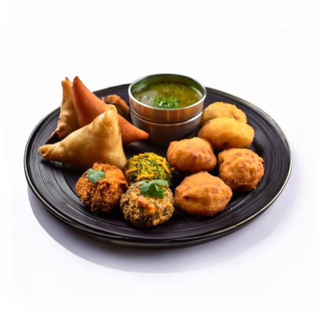 Delhi Chat Platter.
