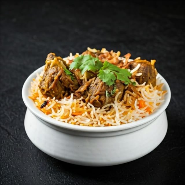 Goat Biryani.