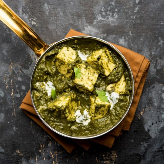 Saag Paneer.