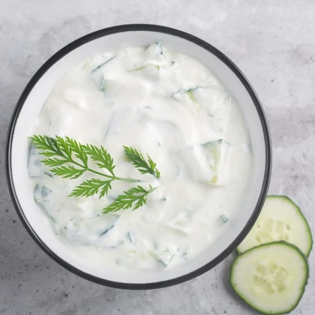 Raita Mix Veg or Boondi.